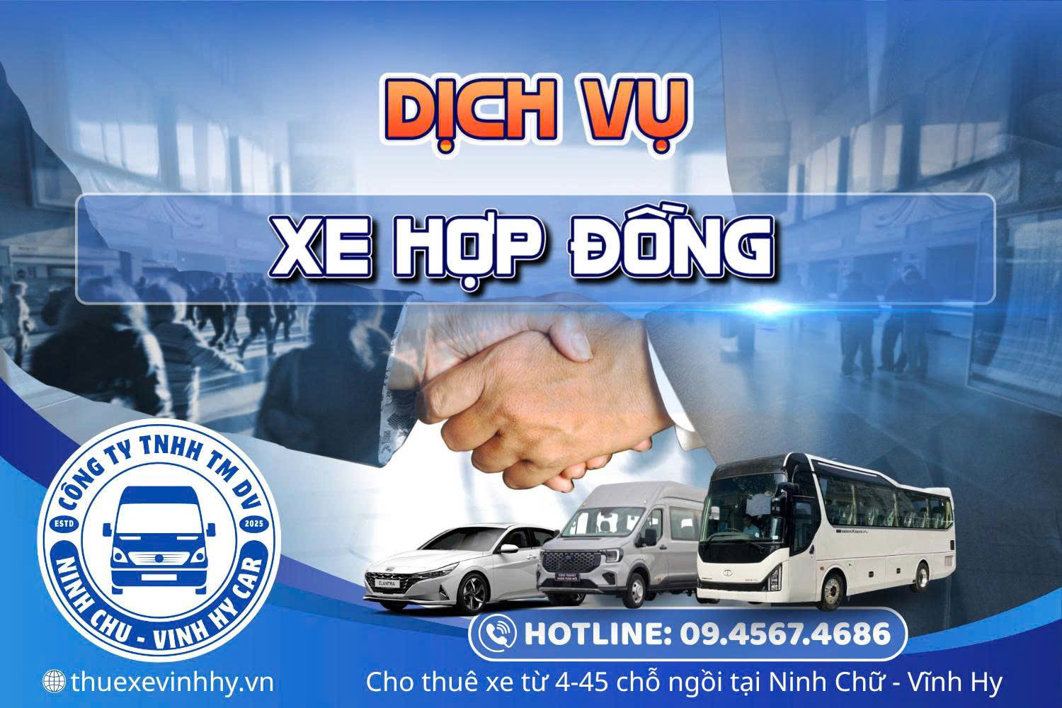 thuê xe du lịch vĩnh hy
