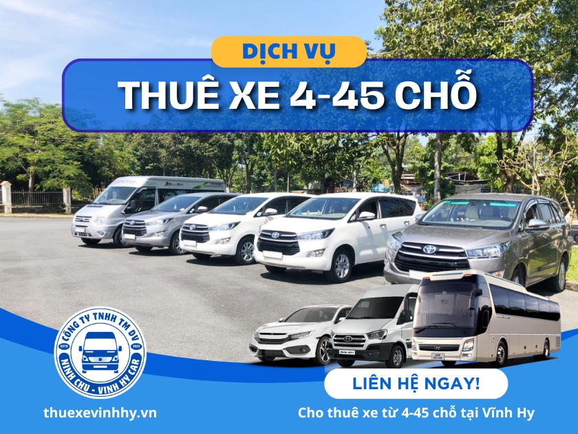 thuê xe tại vĩnh hy