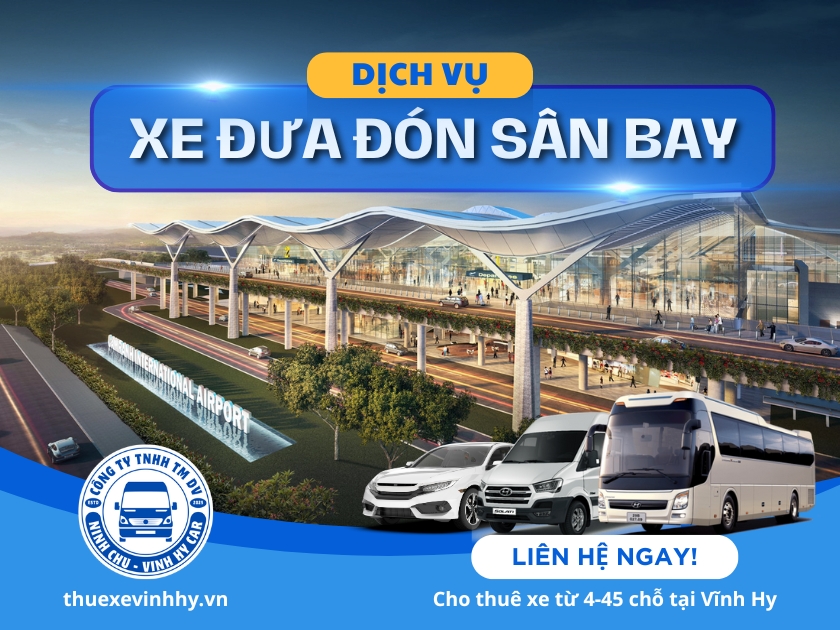 xe sân bay cam ranh vĩnh hy