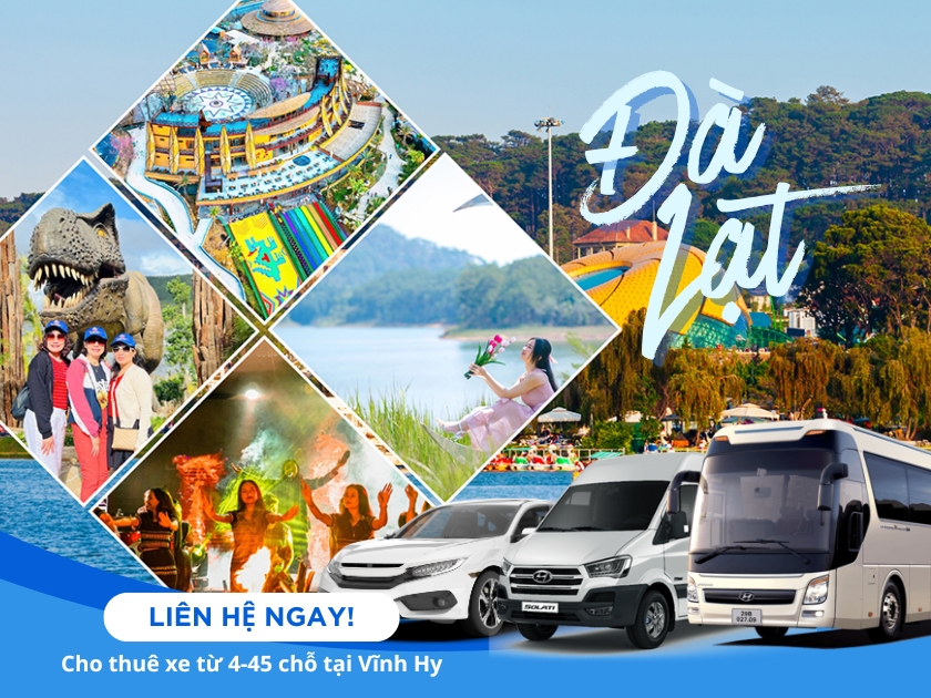 Thuê xe Vĩnh Hy đi Đà Lạt nhanh chóng