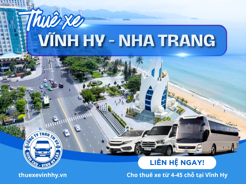 Đặt thuê xe Vĩnh Hy đi Nha Trang
