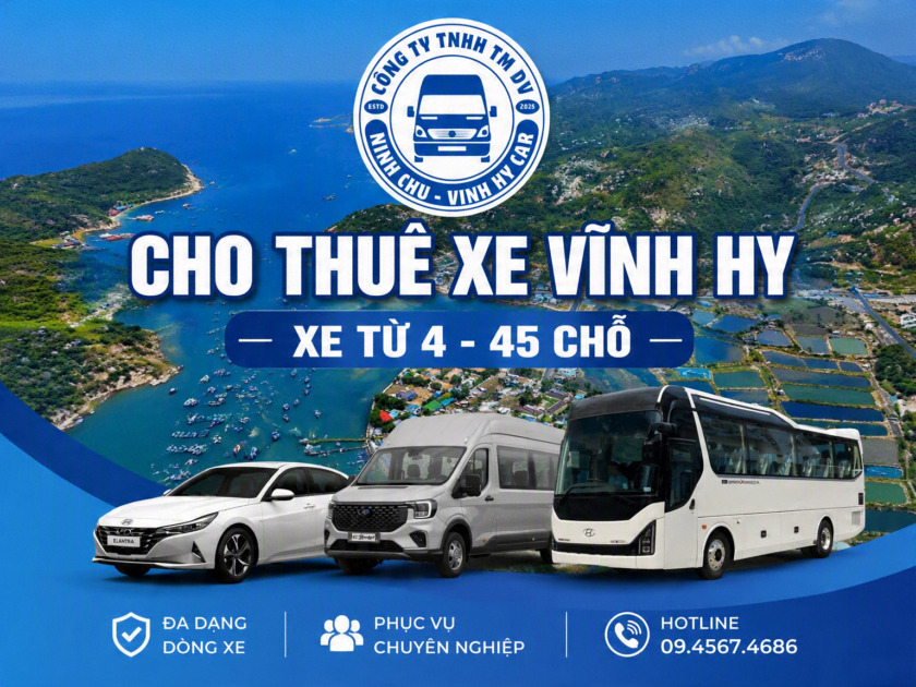 Thuê Xe Vĩnh Hy Dịch vụ cho thuê xe Vĩnh Hy