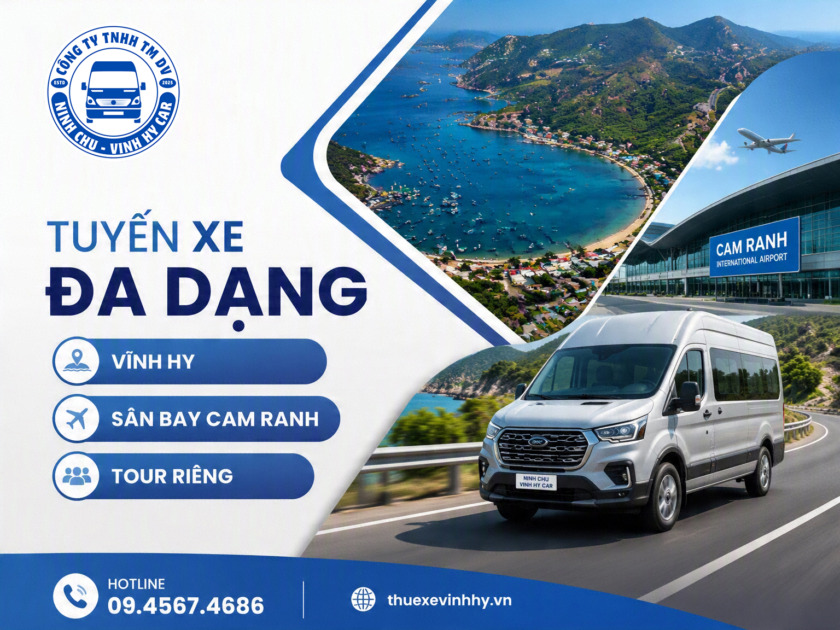 Thuê xe Ninh Chữ Dịch vụ thuê xe Ninh Chữ