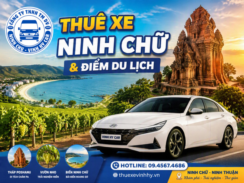 thuê xe du lịch vĩnh hy Thuê xe Ninh Chữ