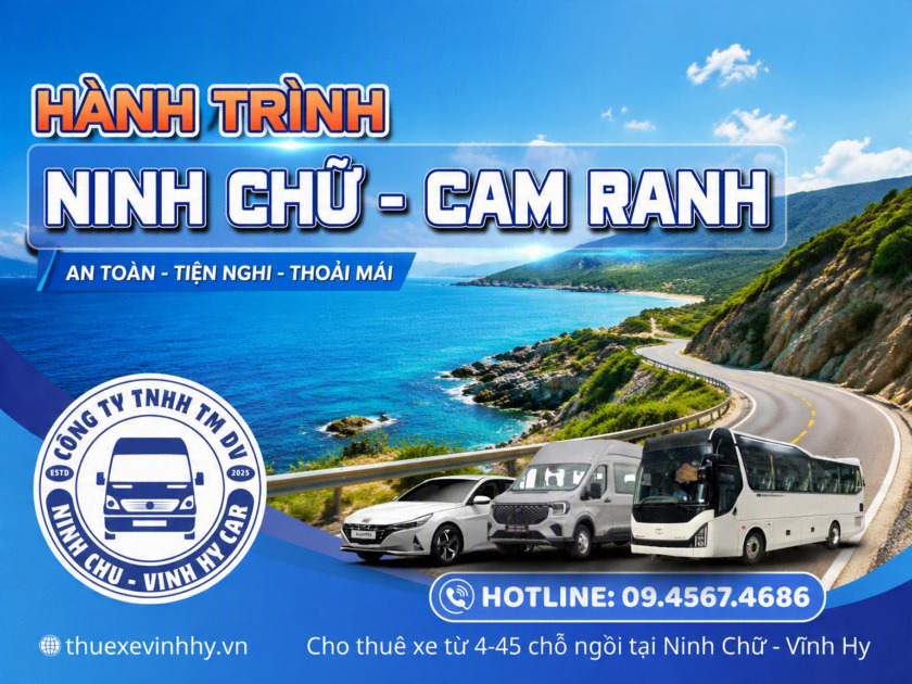 thuê xe du lịch vĩnh hy Xe Ninh Chữ Cam Ranh